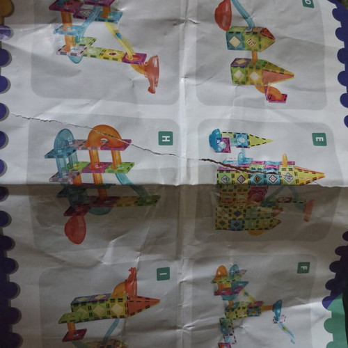 Magnetic Blocks from Jumbo used, square and other shapes