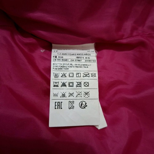 Benetton jacket for 1-year-old girl like new