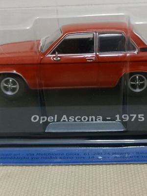 Unforgettable Cars Opel Ascona 1975 1:43 model new with magazine
