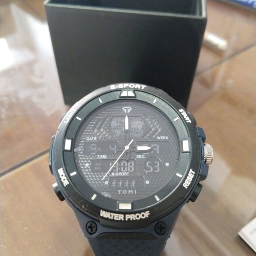 TOMI digital chronograph watch 50m waterproof