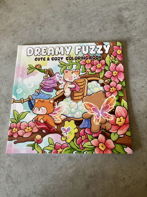 Dreamy Fuzzy Coloring Book new, English