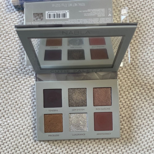 Nabla Cutie Palette platinum eyeshadow like new