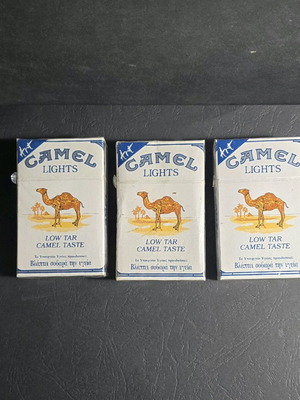 vintage camel cigarettes unopened LOT of 16 Exotic Blends Cigarette Collectible Tins Special Edition camel"