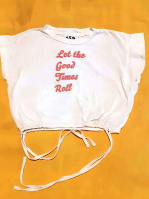 AKO Crop Top for Girls Size 8, Like New, Cotton