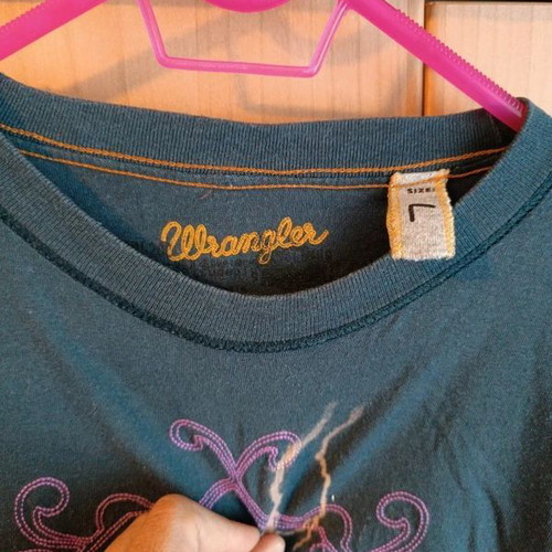 Wrangler long-sleeve T-shirt used, size L, multicolor