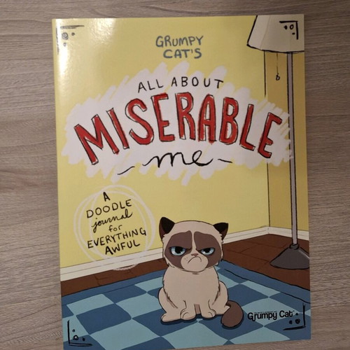 Grumpy Cat All About Miserable Me Doodle Journal new