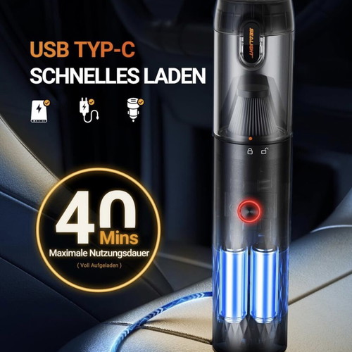Sealight Handheld Vacuum 4 in 1, powerful suction 29 000 Pa, new