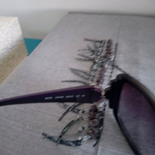 Bvlgari sunglasses used, plastic, without case, black