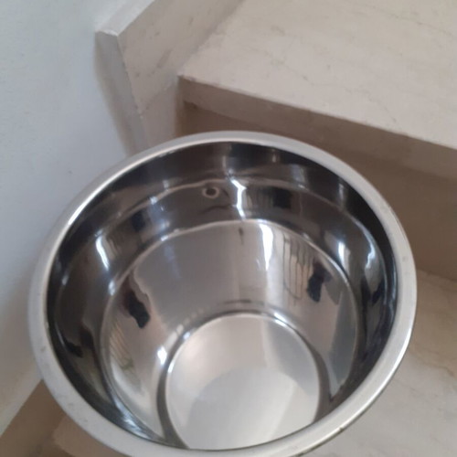 Stainless Steel Champagne Bucket new, 1600g, 21cm height and diameter