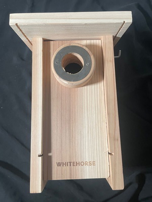 Whitehorse дървена къщичка за птици от западен червен кедър