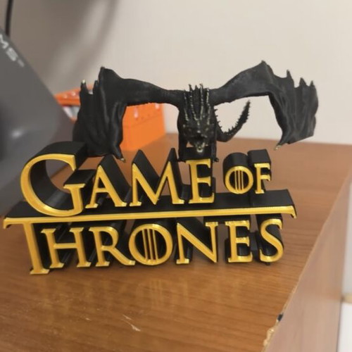 Game of Thrones figure with dragon new