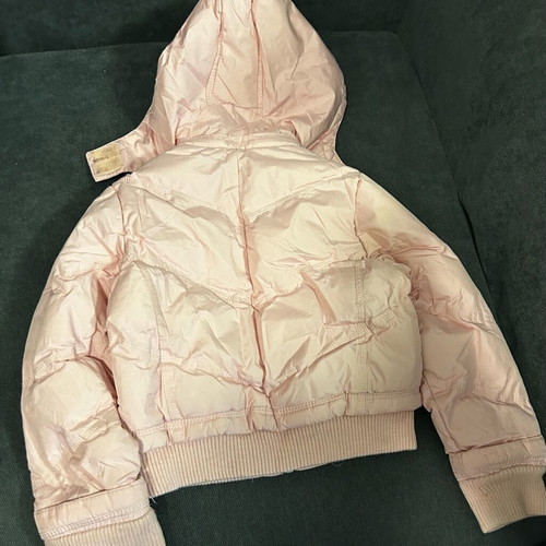 George pink jacket used, 5-6 years, 120-116 cm with hood