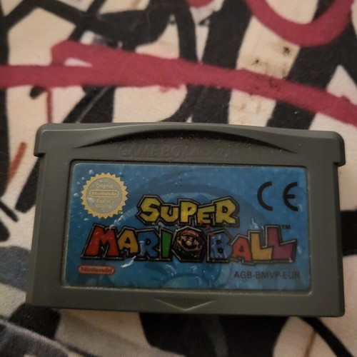 Super Mario Ball Game Boy Advance cartridge used
