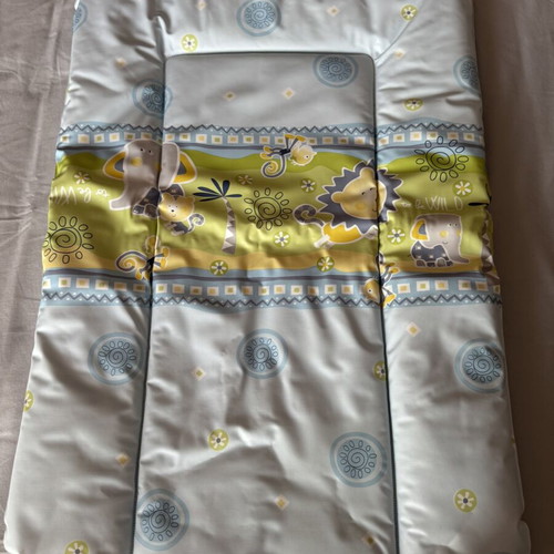 Waterproof soft baby changing mat with jungle animals design