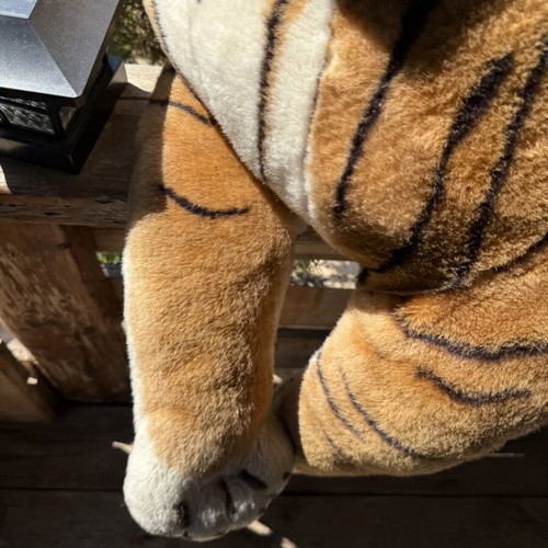 Large plush tiger decorative, like new