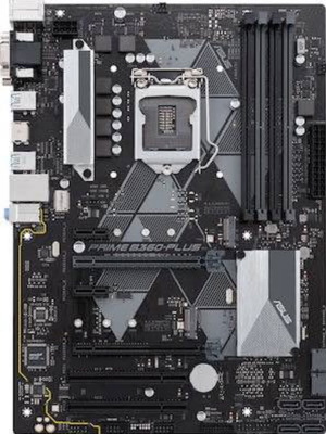Μητρική ASUS Prime B360-Plus με επεξεργαστή Intel Core i5-9600K και μνήμη HyperX Fury 16GB