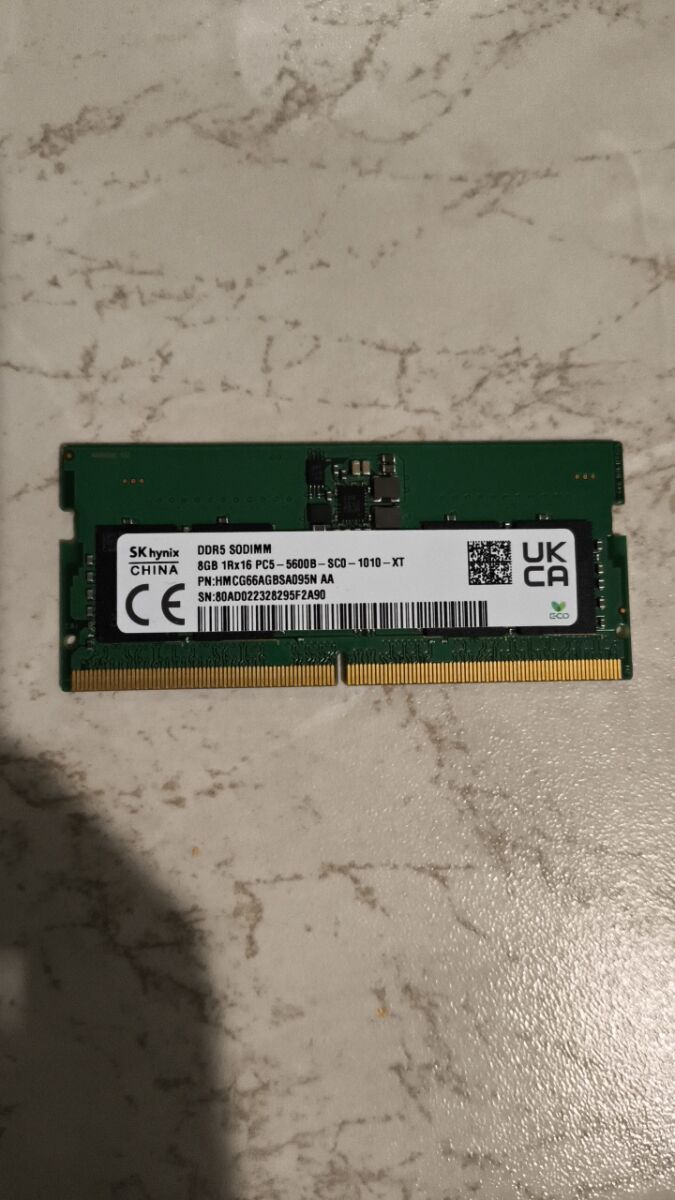 SK hynix 8GB DDR5 RAM 5600MHz SODIMM… - € 65,00 - Vendora.bg