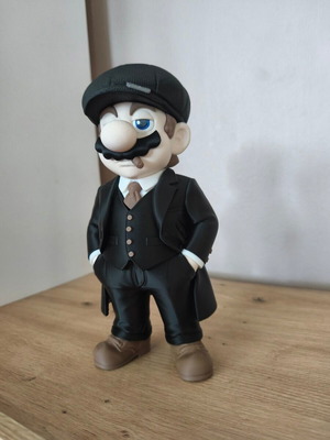 Φιγούρα Super Mario 3D printed καινούργια, στυλ Peaky Blinders