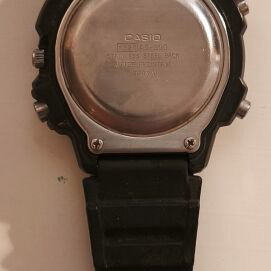 Casio Illuminator AD-300 1995 analog digital watch used, white