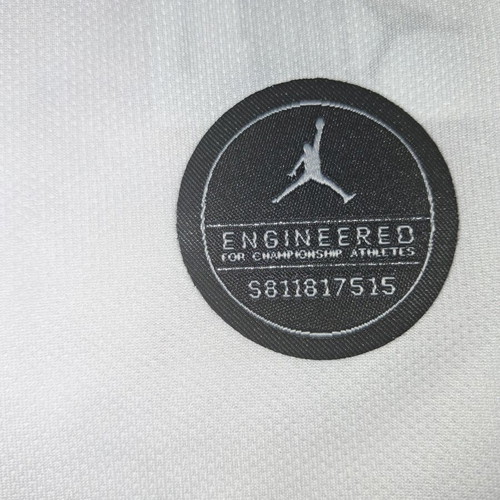 PSG Jordan white jersey Large L Fly Emirates Champions League