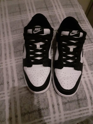 Nike Dunk Low Retro men's shoes like new, size 43, white/black