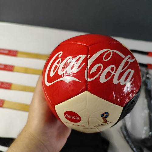 Coca Cola promotional set used with bag, kitchen tools, sunglasses, ball