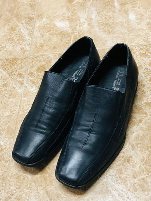 Loafers Lavorazione Artigiana δερμάτινη σόλα μεταχειρισμένα, νούμερο 42, μαύρα