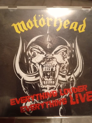 Motorhead Everything Louder Everything Live CD σαν καινούργιο, metal