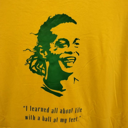 Pack of 5 T-shirts Maradona, Ronaldinho, Cruyff, Maldini, Roberto Baggio size Large, like new