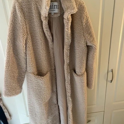 Teddy coat new with sheep fur