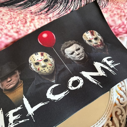 Horror Mousepad Michael Myers Jason & Freddy like new