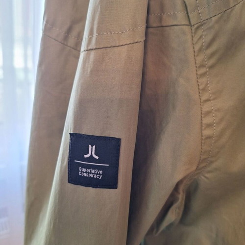 Wesc men's summer jacket like new, light green, cotton