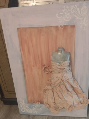 Handmade decorative 3D painting like new