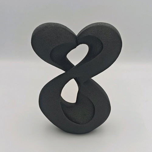 Decorative heart new, 3d printed from esun pla+ hs material