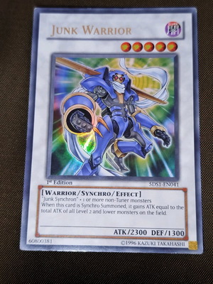 Junk Warrior 5D's Starter Deck 5DS1-EN041 used, 1st Edition Ultra Rare