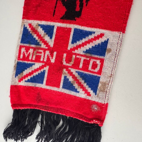 Manchester United 90’s double-sided scarf used, authentic