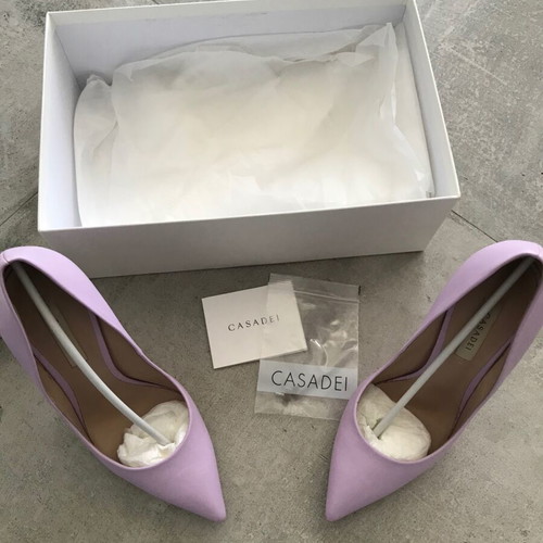 Casadei heels like new, lavender, size 36.5