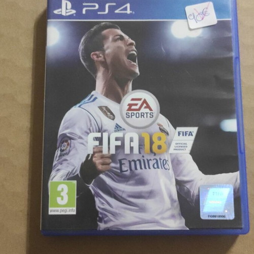 PlayStation 4 FIFA 18 used sports game