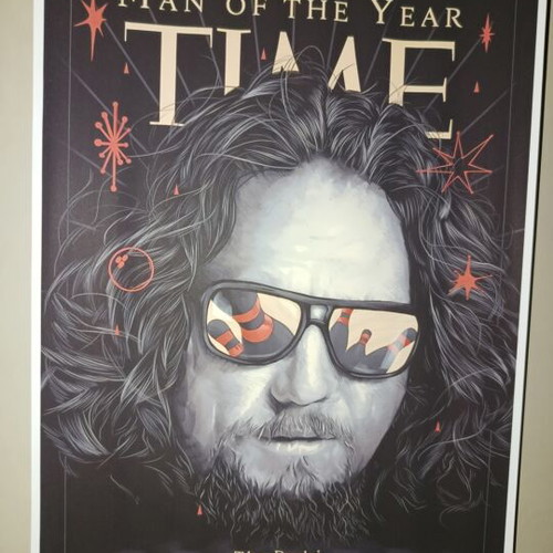 Big Lebowski The Dude A4 poster