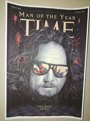 Big Lebowski The Dude A4 poster