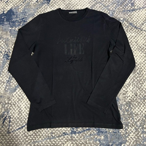Karl Lagerfeld long-sleeve shirt like new, black, size L
