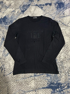 Karl Lagerfeld long-sleeve shirt like new, black, size L
