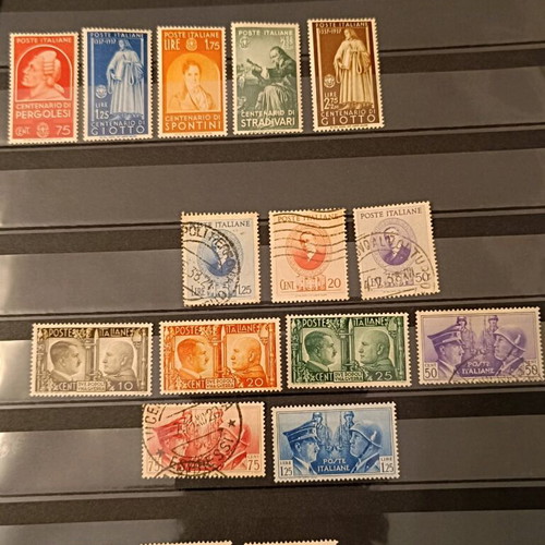 Italian stamps 1924-1942 like new, lot of 23