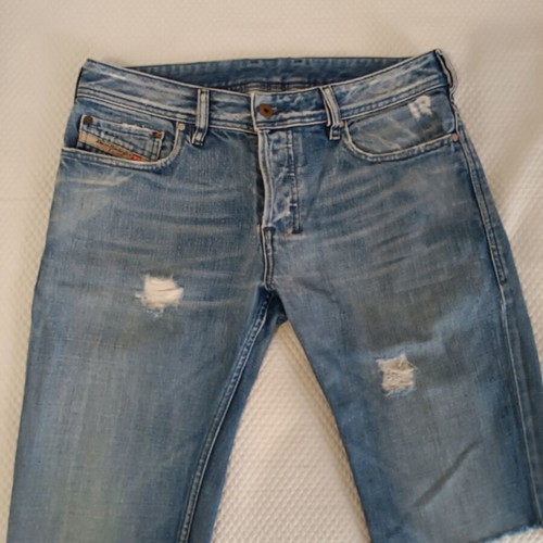 Men's Diesel denim bermuda shorts used, size 31, no stretch