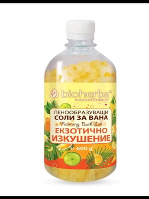Bath salts Exotic temptation new, foaming, 600g
