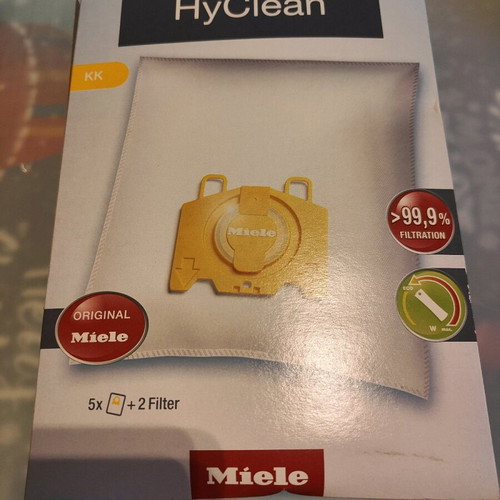 Miele Hyclean vacuum bags 5pcs new, compatible with S140-168, S190-198, Swing H1