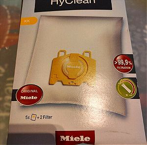 Miele Hyclean Σακούλες Σκούπας 5τμχ Συμβατή με Σκούπα Miele