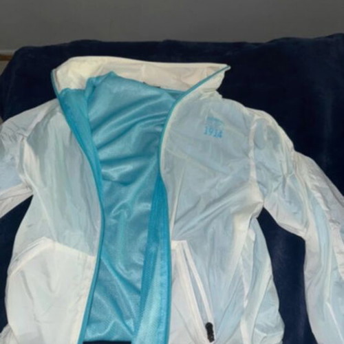 Admiral windbreaker new, size L, white and turquoise