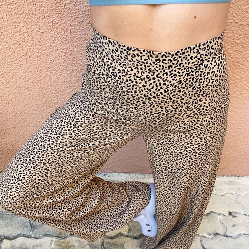 Animal print pants Glamorous like new, beige, size XS