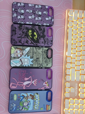 iPhone 7/8 Plus cases, set of 5, new